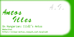 antos illes business card